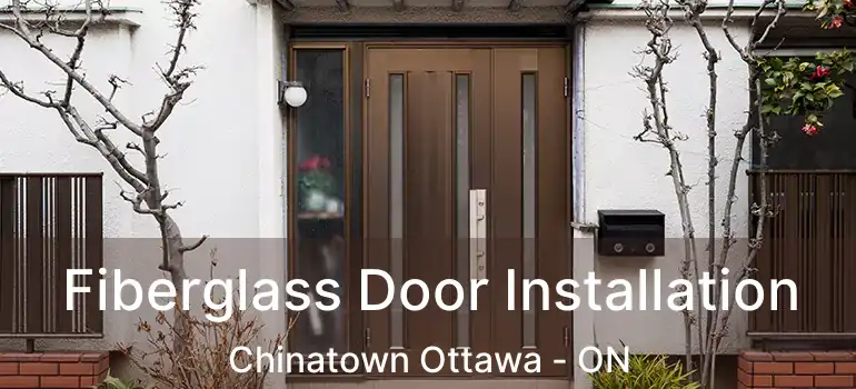  Fiberglass Door Installation Chinatown Ottawa - ON