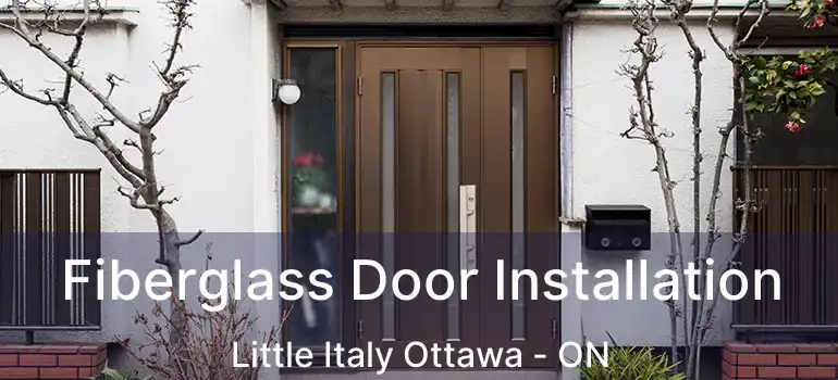  Fiberglass Door Installation Little Italy Ottawa - ON