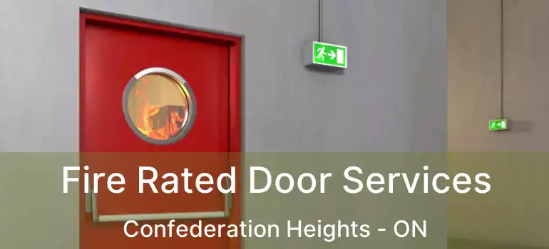  Fire Rated Door Services Confederation Heights - ON