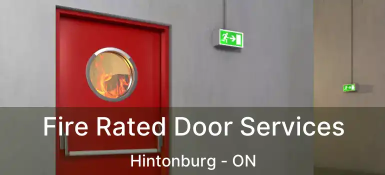  Fire Rated Door Services Hintonburg - ON