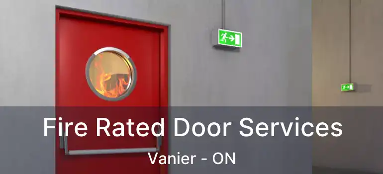  Fire Rated Door Services Vanier - ON