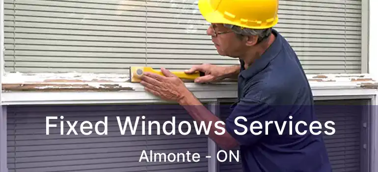  Fixed Windows Services Almonte - ON