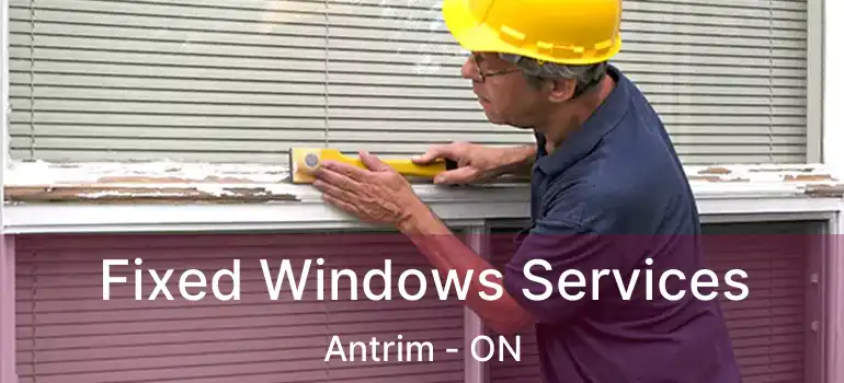  Fixed Windows Services Antrim - ON