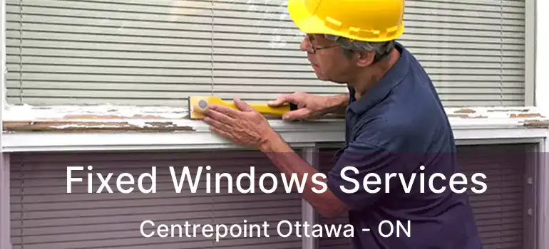  Fixed Windows Services Centrepoint Ottawa - ON