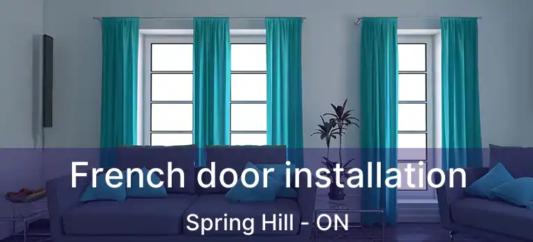  French door installation Spring Hill - ON