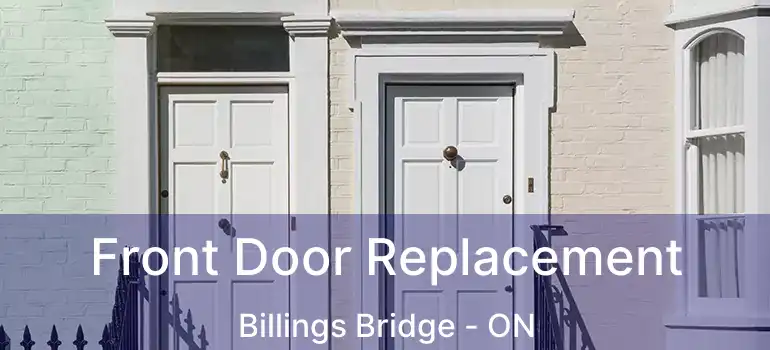  Front Door Replacement Billings Bridge - ON