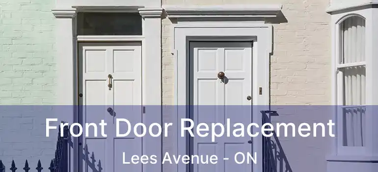  Front Door Replacement Lees Avenue - ON