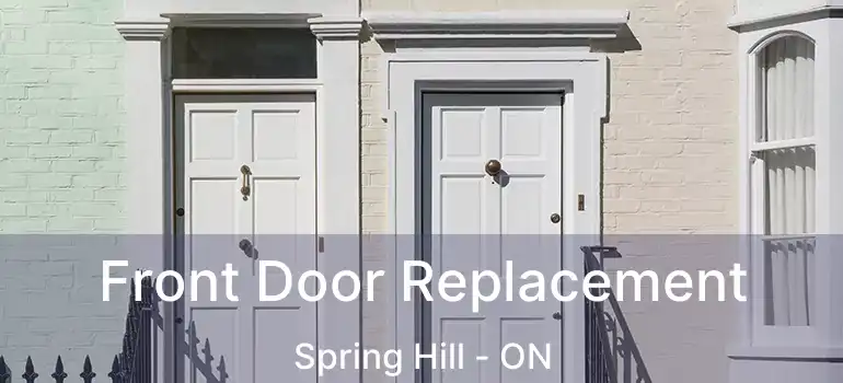  Front Door Replacement Spring Hill - ON