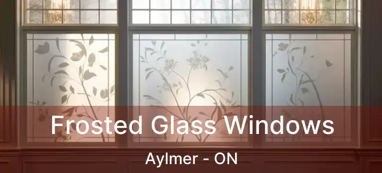  Frosted Glass Windows Aylmer - ON