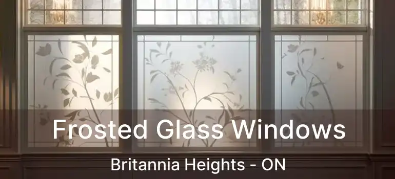  Frosted Glass Windows Britannia Heights - ON