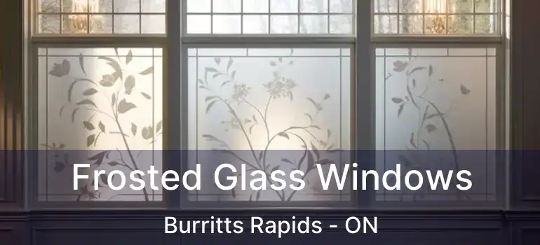  Frosted Glass Windows Burritts Rapids - ON