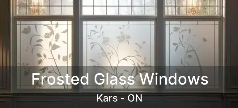  Frosted Glass Windows Kars - ON