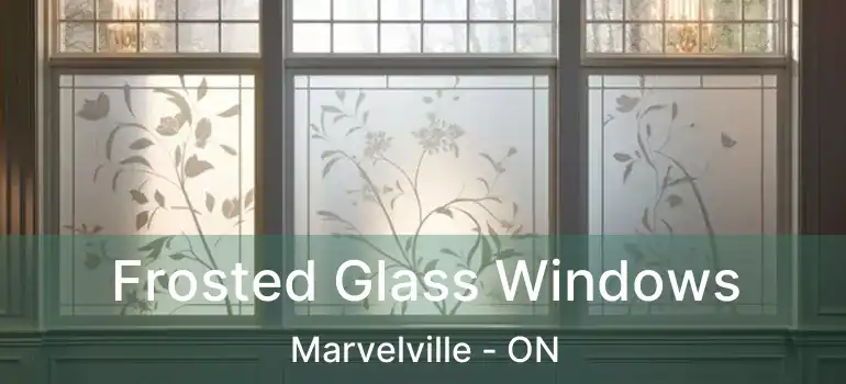  Frosted Glass Windows Marvelville - ON