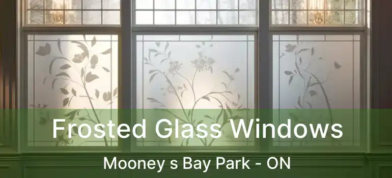  Frosted Glass Windows Mooney s Bay Park - ON