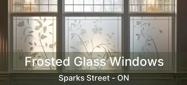  Frosted Glass Windows Sparks Street - ON