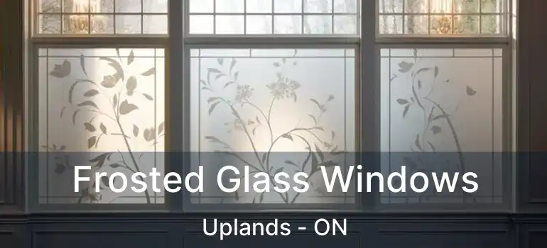  Frosted Glass Windows Uplands - ON