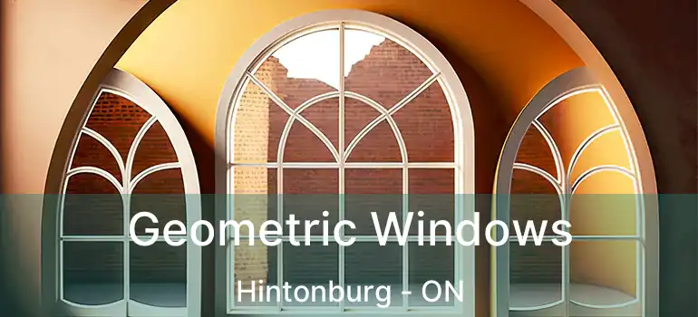  Geometric Windows Hintonburg - ON