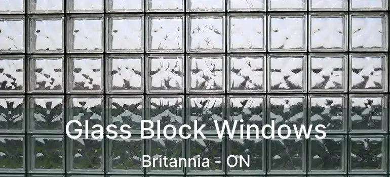  Glass Block Windows Britannia - ON