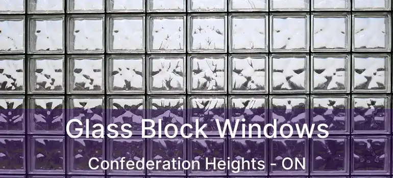  Glass Block Windows Confederation Heights - ON