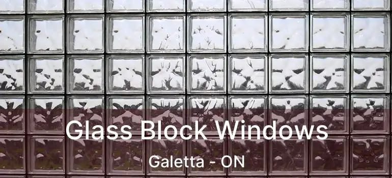  Glass Block Windows Galetta - ON