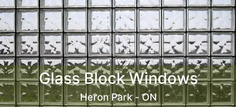  Glass Block Windows Heron Park - ON