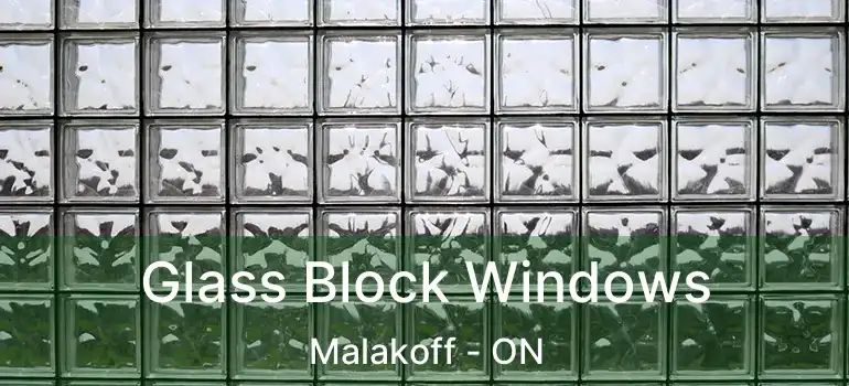  Glass Block Windows Malakoff - ON