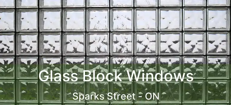  Glass Block Windows Sparks Street - ON