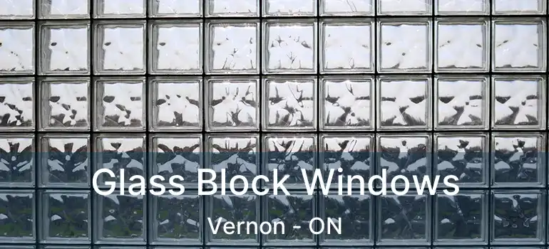  Glass Block Windows Vernon - ON