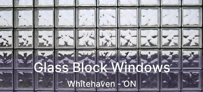  Glass Block Windows Whitehaven - ON