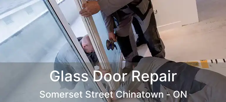  Glass Door Repair Somerset Street Chinatown - ON