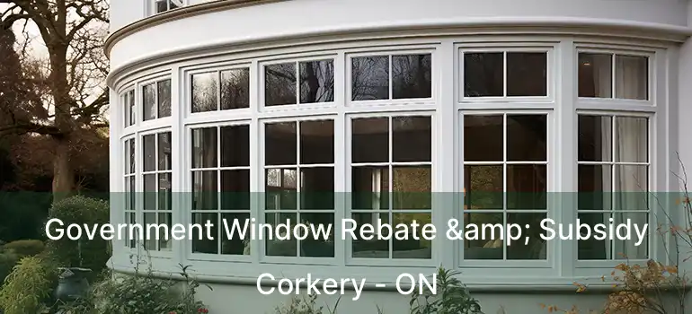  Government Window Rebate & Subsidy Corkery - ON