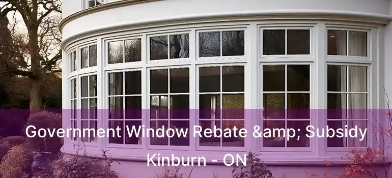  Government Window Rebate & Subsidy Kinburn - ON