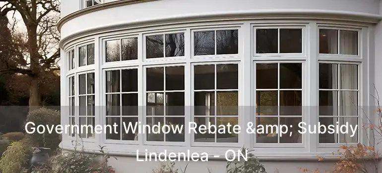  Government Window Rebate & Subsidy Lindenlea - ON