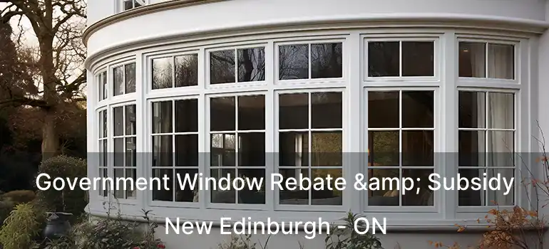  Government Window Rebate & Subsidy New Edinburgh - ON