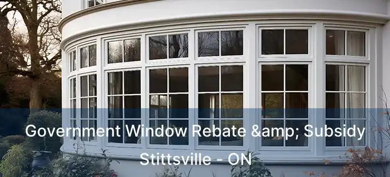  Government Window Rebate & Subsidy Stittsville - ON