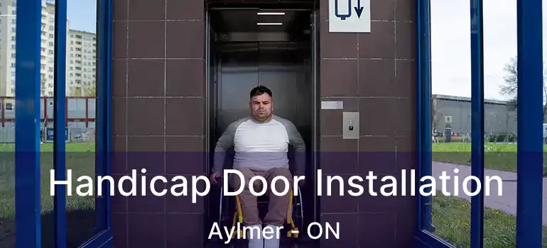  Handicap Door Installation Aylmer - ON