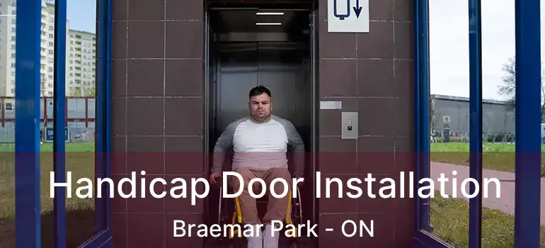  Handicap Door Installation Braemar Park - ON