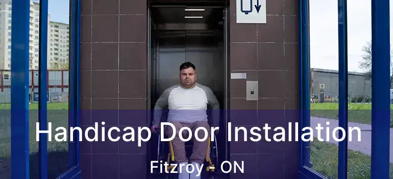  Handicap Door Installation Fitzroy - ON