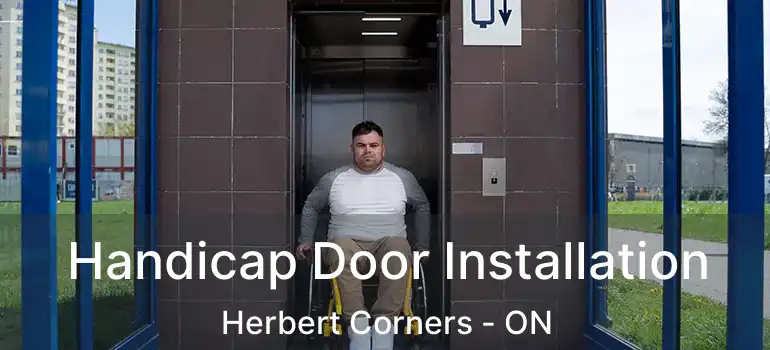  Handicap Door Installation Herbert Corners - ON