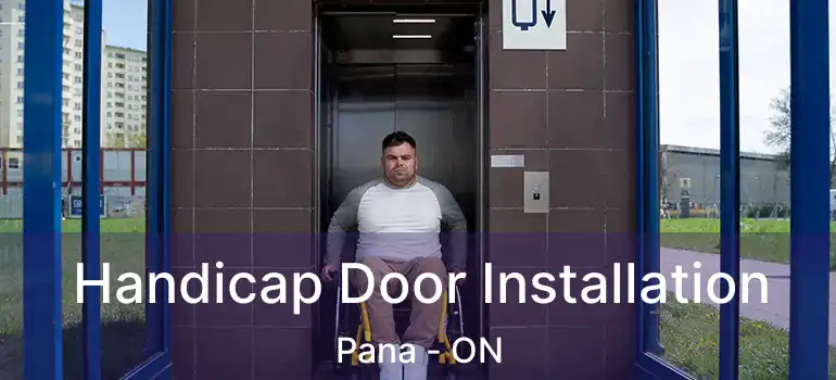  Handicap Door Installation Pana - ON