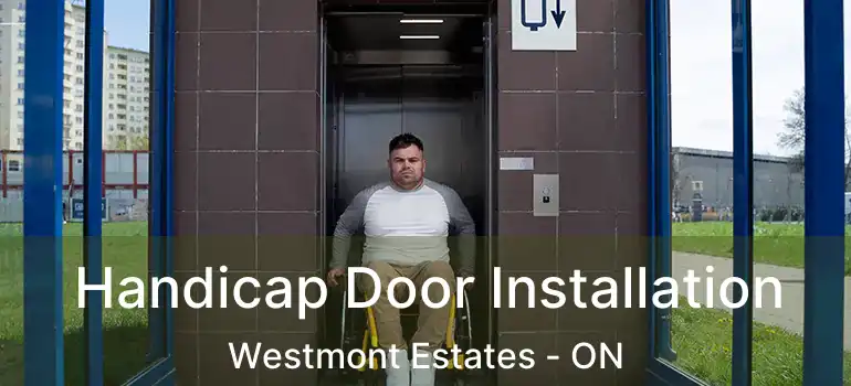  Handicap Door Installation Westmont Estates - ON