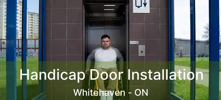  Handicap Door Installation Whitehaven - ON