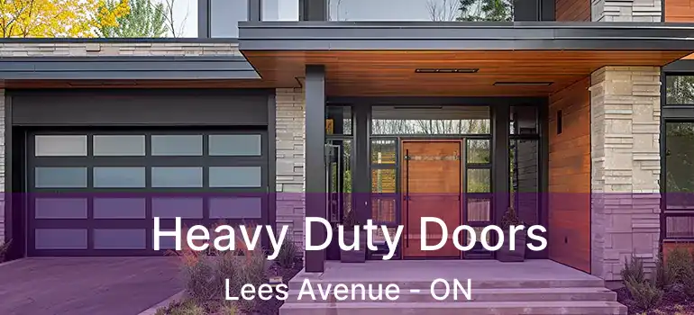  Heavy Duty Doors Lees Avenue - ON