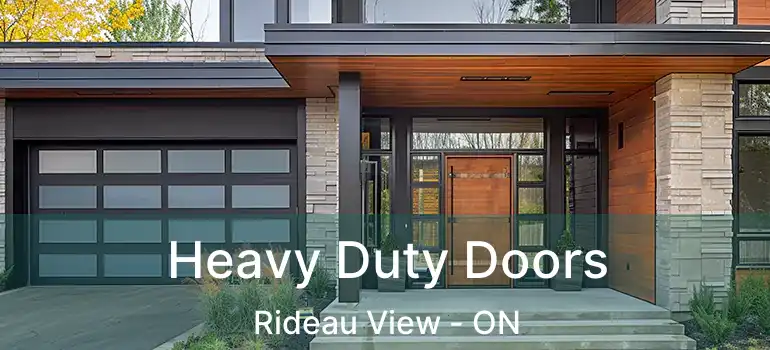  Heavy Duty Doors Rideau View - ON