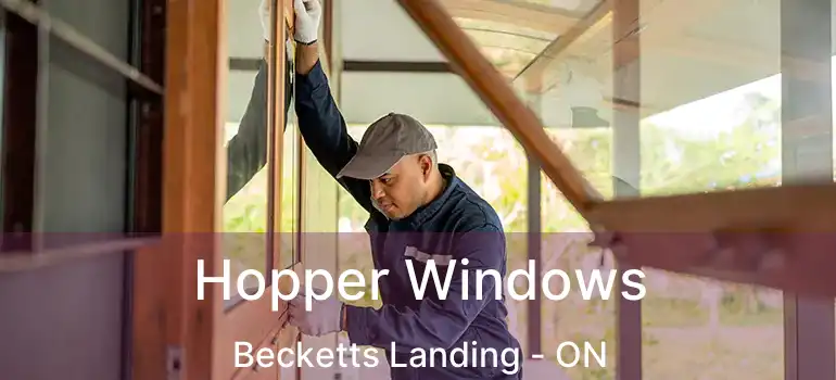  Hopper Windows Becketts Landing - ON