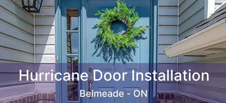  Hurricane Door Installation Belmeade - ON