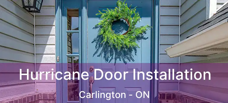  Hurricane Door Installation Carlington - ON