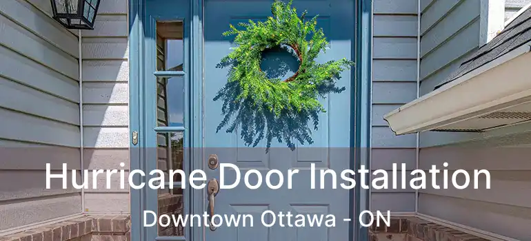  Hurricane Door Installation Downtown Ottawa - ON