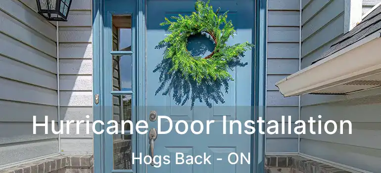  Hurricane Door Installation Hogs Back - ON