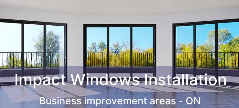  Impact Windows Installation Business improvement areas - ON